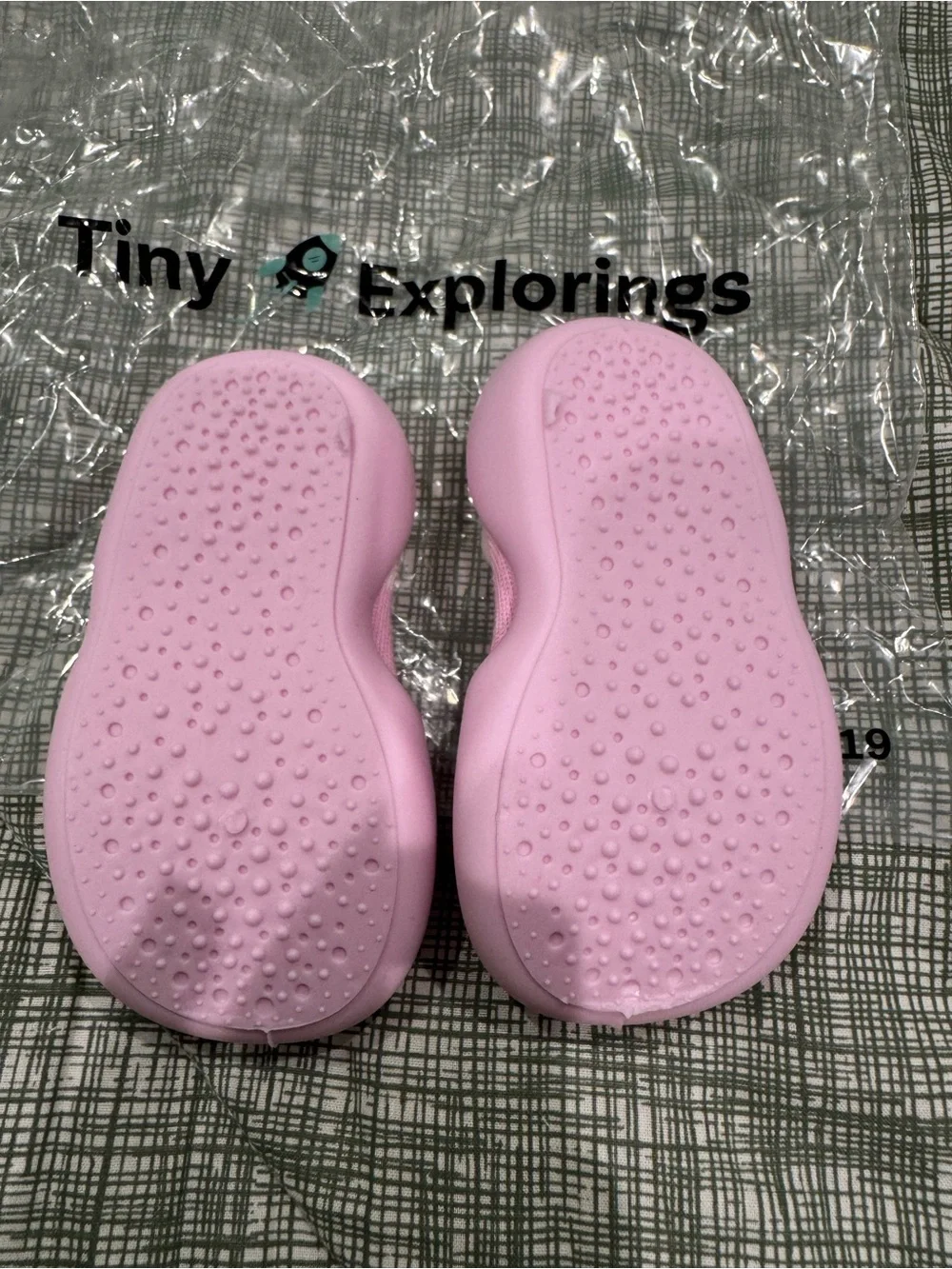 Pink Gradient Baby Walker Sock Shoes